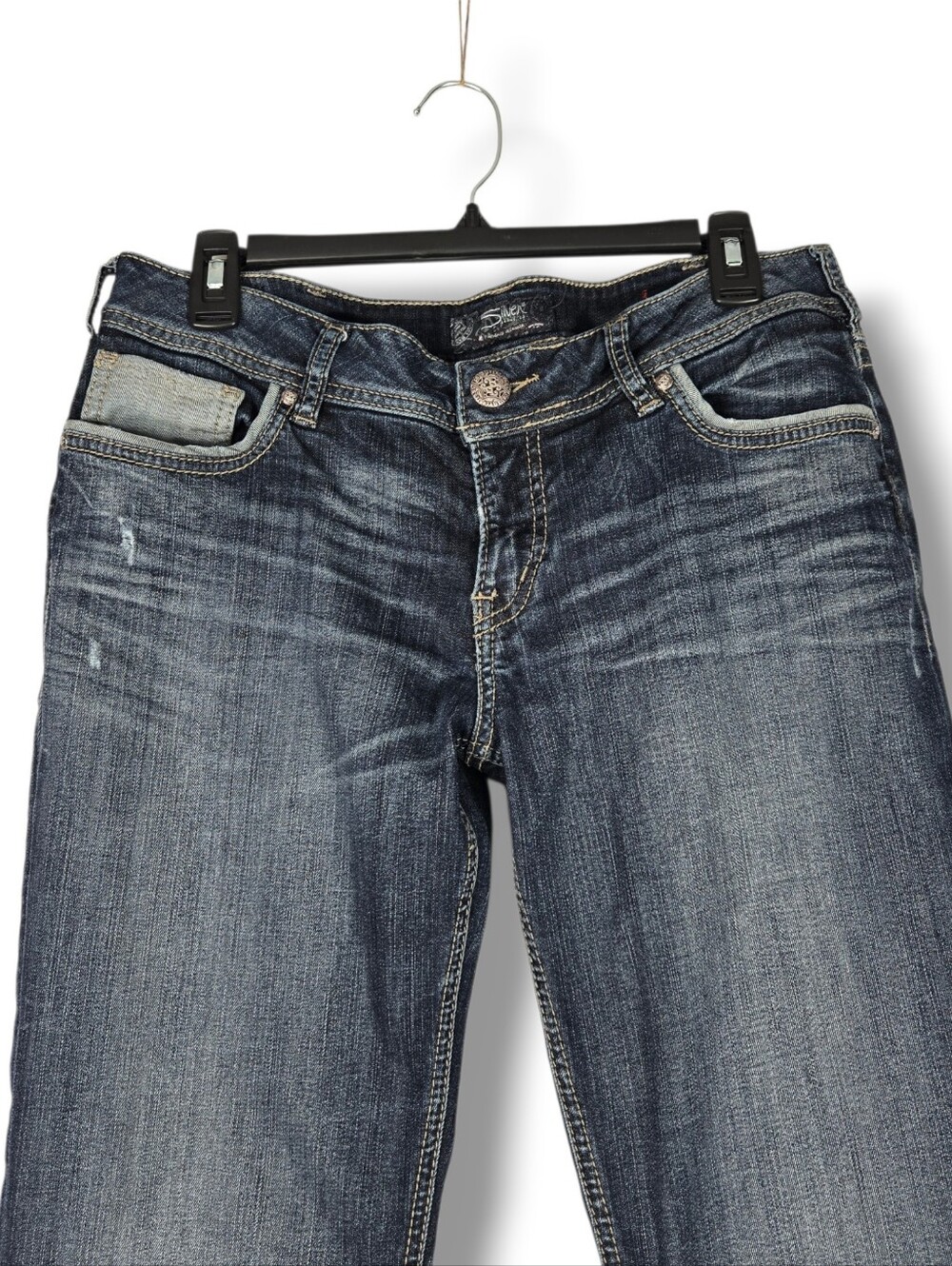 Silver Suki Low Rise Straight Leg Jean Womens Size 32 - Picture 9 of 15